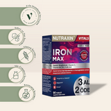Nutraxin Iron Max Demir İçeren Takviye Edici Gıda 90 Tablet 3 al 2 öde