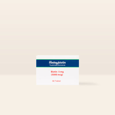 Dermoskin Medohbiotin Biotin 5mg - Food Supplement 60 Tablets
