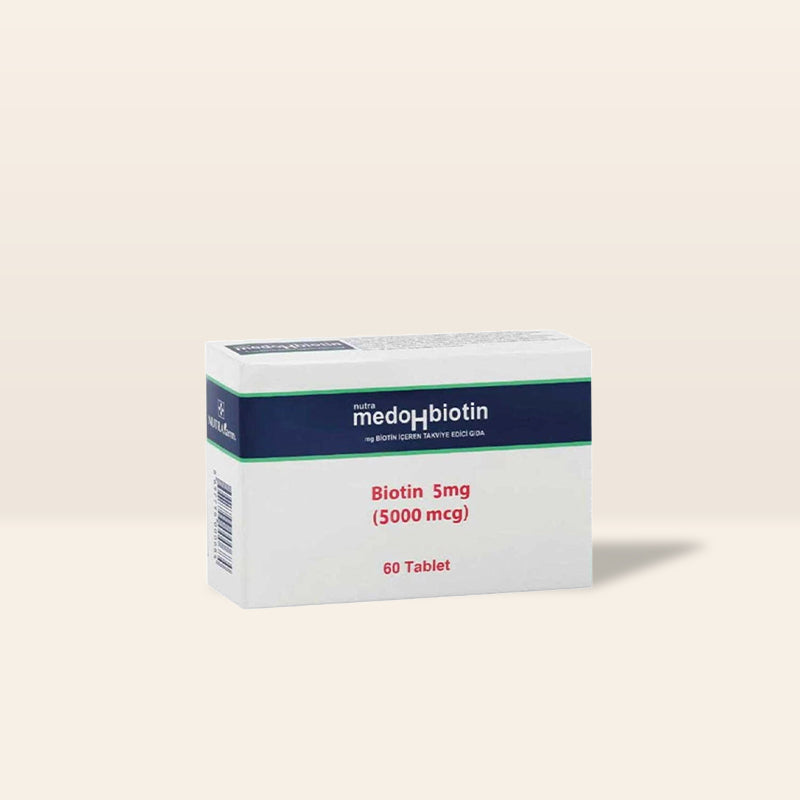 Dermoskin Medohbiotin Biotin 5mg - Food Supplement 60 Tablets