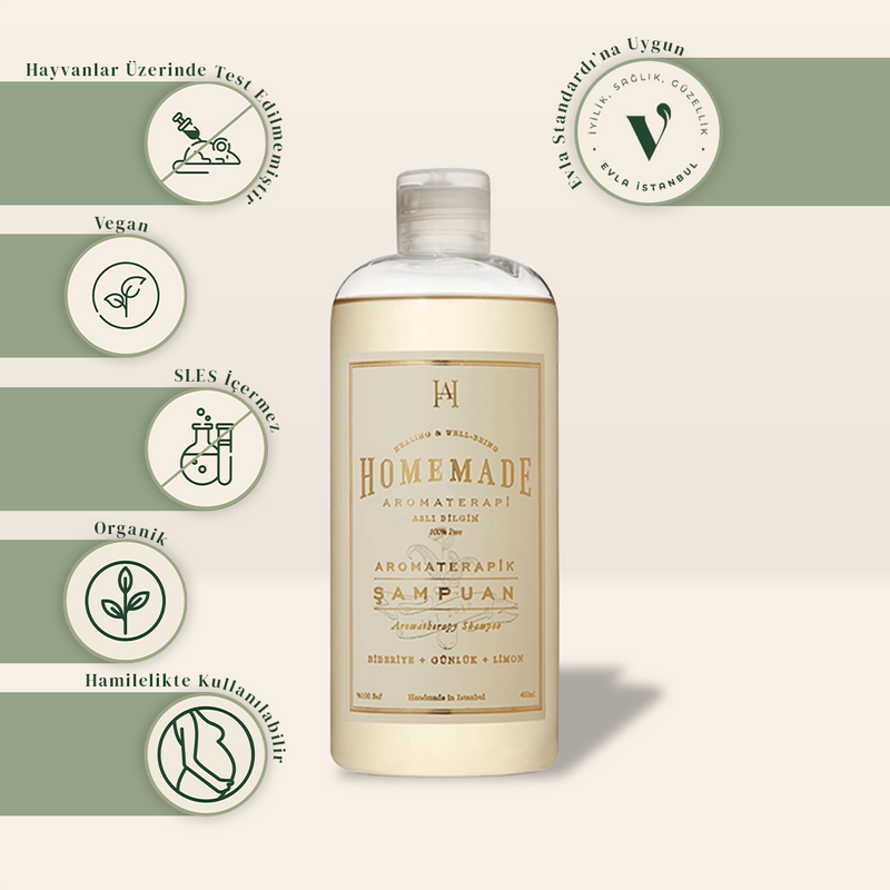 Homemade Aromaterapi Aromaterapik Şampuan 400 ml