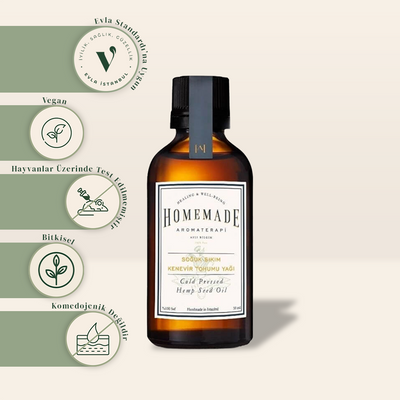 Homemade Aromaterapi Kenevir Tohumu Yağı 50 ml