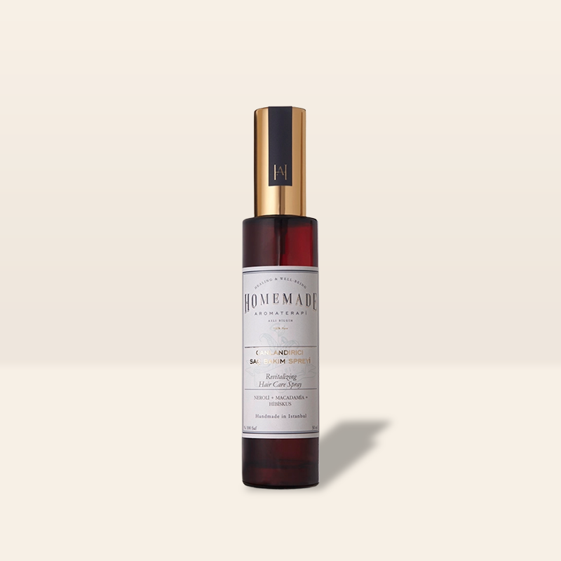 Homemade Aromaterapi Canlandırıcı Saç Bakım Spreyi 50 ml