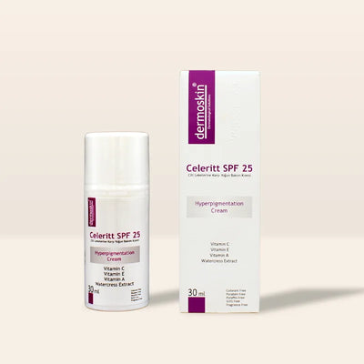 Dermoskin Celeritt SPF 25 Hyperpigmentation Cream / Cilt Lekelerine Karşı Yoğun Bakım Kremi 30 ml