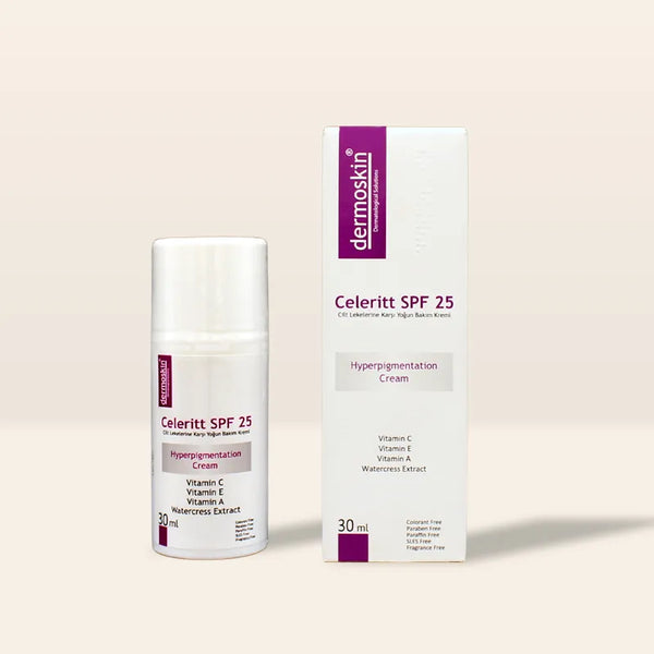 Dermoskin Celeritt SPF 25 Hyperpigmentation Cream / Cilt Lekelerine Karşı Yoğun Bakım Kremi 30 ml