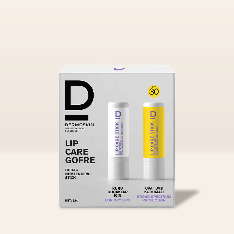 Dermoskin Dudak Bakımı İkili Paket 3.9 g