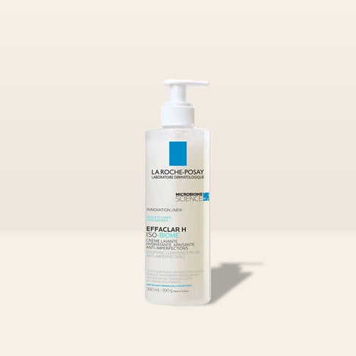 La Roche Posay Effaclar H Iso-Biome Cilt kusurlarına eğilimli ciltler için yatıştırıcı ve temizleyici krem 390 ml