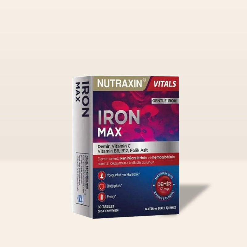 Nutraxin Iron Max 30 Capsules