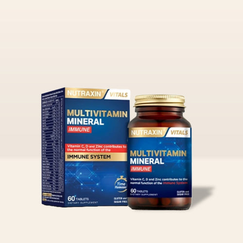 Nutraxin Muitivitamin Mineral Immune Takviye Edici Gıda 60 Tablet