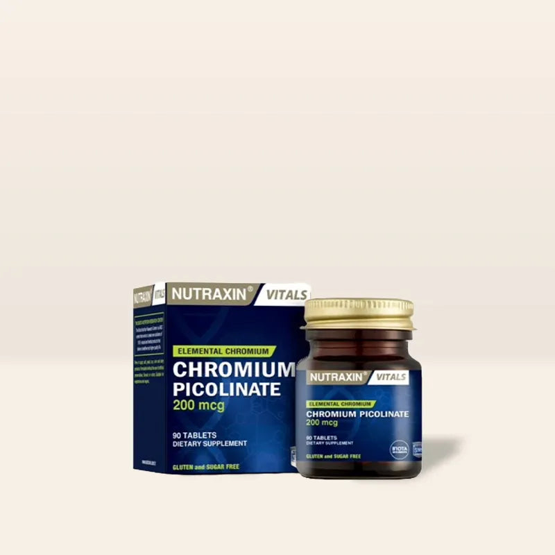 Nutraxin Chromium Picolinate 200 mcg 90 Capsules
