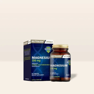 Nutraxin Magnesium 250 Mg 60 Tablets