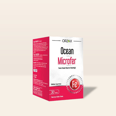 Orzax Ocean Microfer Iron Mineral Containing Supplementary Food 30 Tablets