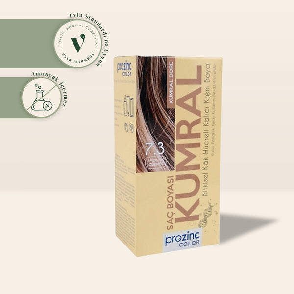 Prozinc Color 7.3 Kumral Dore Saç Boyası