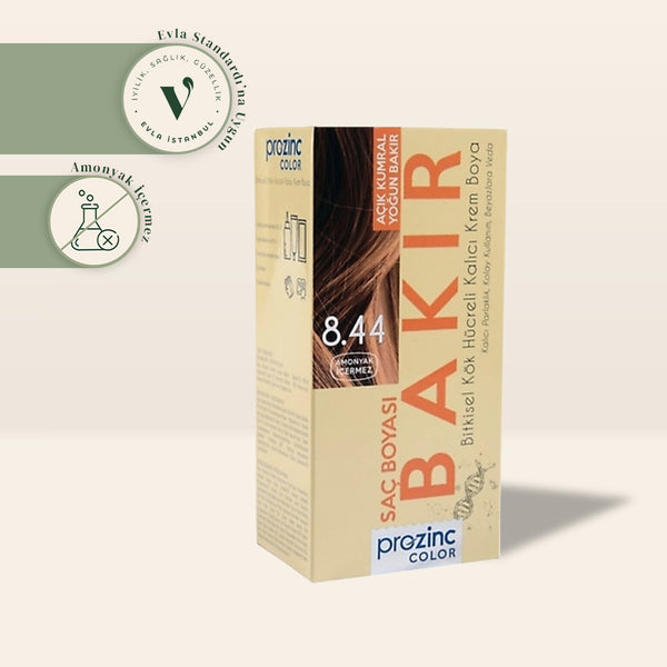 Prozinc Color 8.44 Açık Kumral Yoğun Bakır Saç Boyası