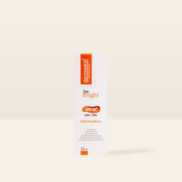 كريم أساس سائل ديرموسكين بي برايت بعامل حماية من الشمس SPF50+ - متوسط ​​33 مل