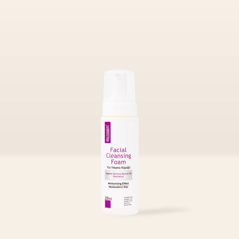 Dermoskin Facial Cleansing Foam - Yüz Temizleme Köpüğü 200 ml