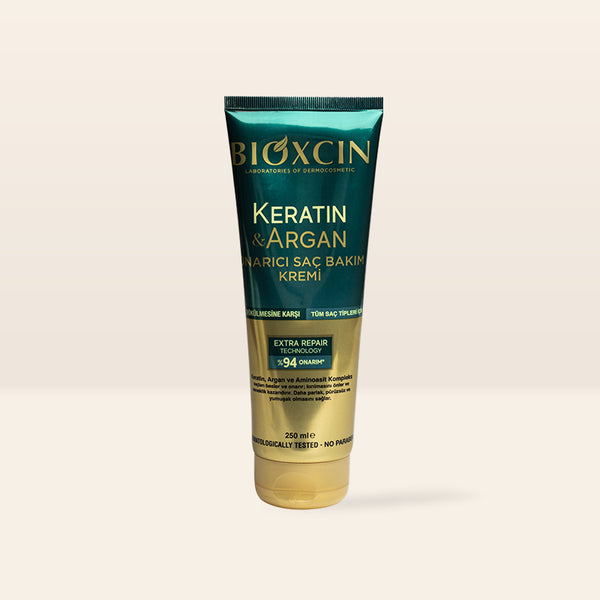 Bioxcin Keratin ve Argan Onarıcı Saç Bakım Kremi